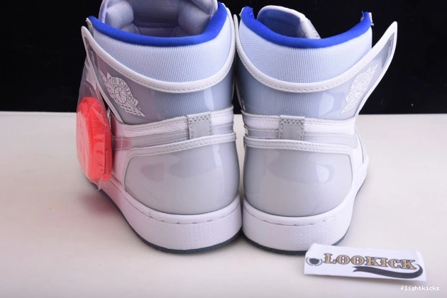 1 CK6637-104 Blue Jordan Air White Zoom Racer High Retro 1028